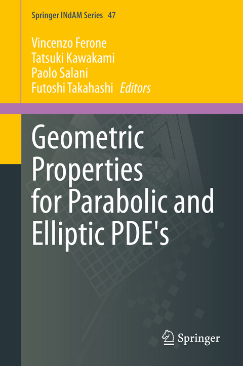 Geometric Properties for Parabolic and Elliptic PDE's - 