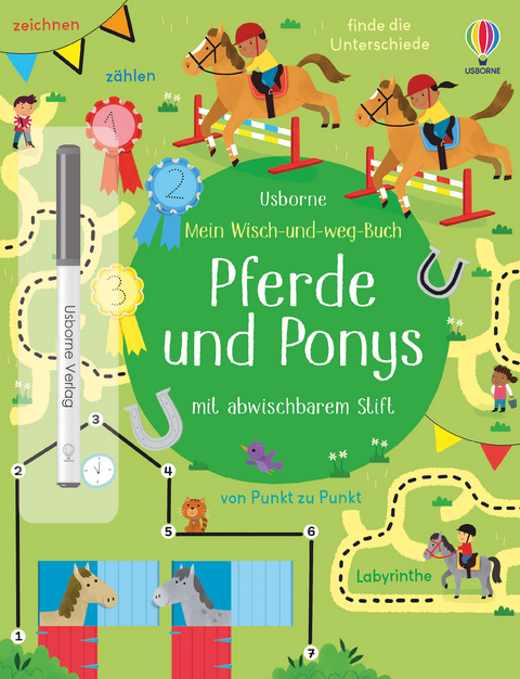 Mein Wisch-und-weg-Buch: Pferde und Ponys - Kirsteen Robson