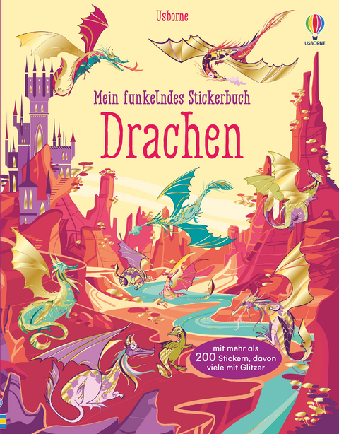 Mein funkelndes Stickerbuch: Drachen - Fiona Watt