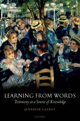 Learning from Words -  Jennifer Lackey