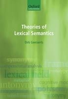 Theories of Lexical Semantics -  Dirk Geeraerts