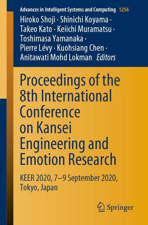 Proceedings of the 8th International Conference on Kansei Engineering and Emotion Research - 