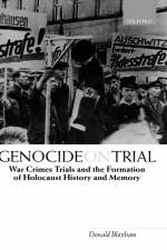 Genocide on Trial -  Donald Bloxham