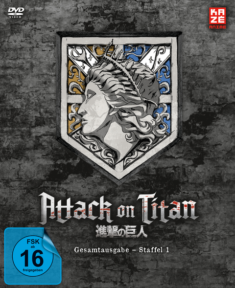 Attack on Titan - Staffel 1 - DVD-Gesamtausgabe - Deluxe Edition - Tetsuro Araki