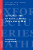 Introduction to the Mathematical Theory of Compressible Flow -  Antonin Novotny,  Ivan Straskraba