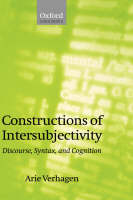 Constructions of Intersubjectivity -  Arie Verhagen