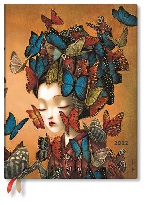 2022 Madame Butterfly, Ultra (Wk at a Time-Vertical) Flexi Diary - 