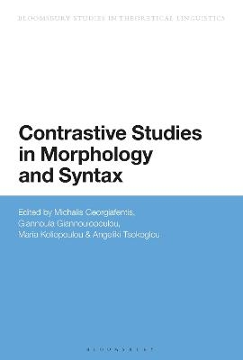 Contrastive Studies in Morphology and Syntax - 