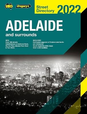 Adelaide Street Directory 2022 60th ed -  UBD Gregory's