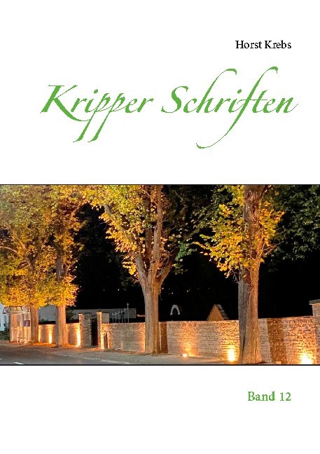 Kripper Schriften - Horst Krebs