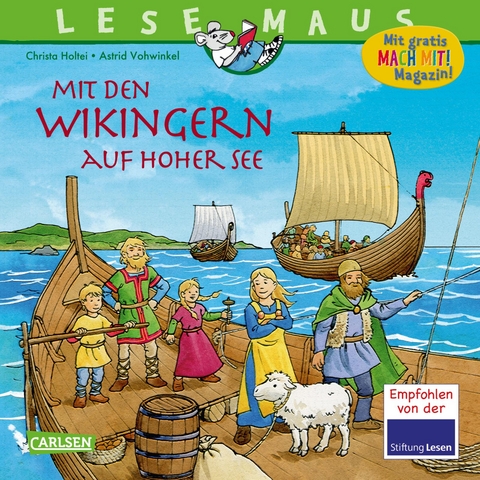 LESEMAUS 148: Mit den Wikingern auf hoher See - Christa Holtei