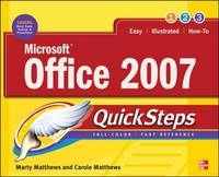 Microsoft Office 2007 QuickSteps -  Carole Matthews,  Marty Matthews