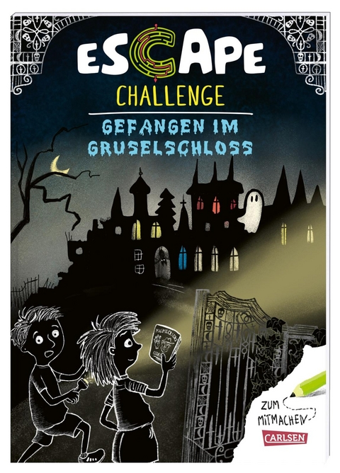 Escape-Buch für Grundschulkinder: Escape Challenge: Gefangen im Gruselschloss - Christian Tielmann
