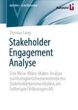 Stakeholder Engagement Analyse - Thomas Lang