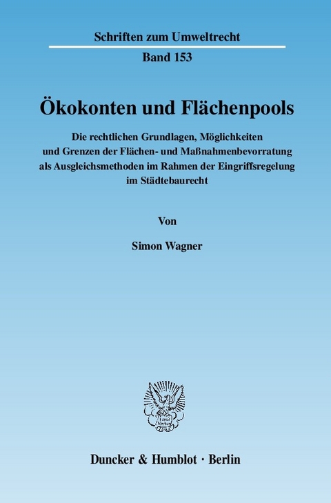 Ökokonten und Flächenpools. -  Simon Wagner