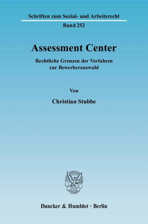 Assessment Center. -  Christian Stubbe