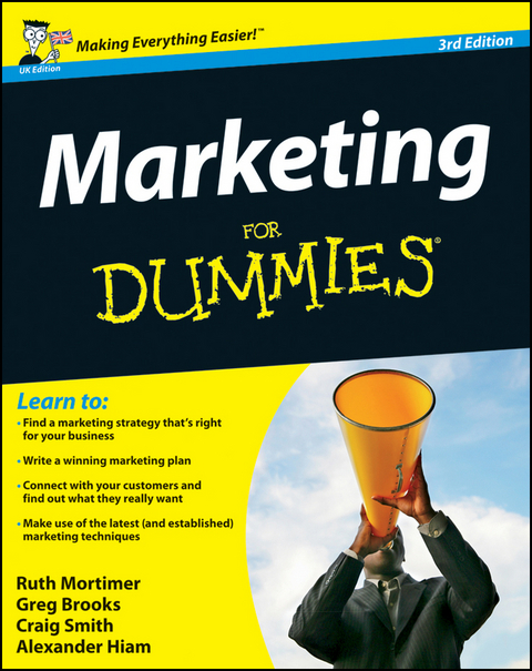 Marketing For Dummies -  Gregory Brooks,  Alexander Hiam,  Ruth Mortimer,  Craig Smith