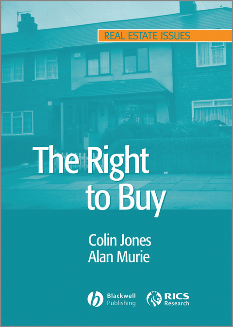 The Right to Buy - Colin Jones, Alan Murie