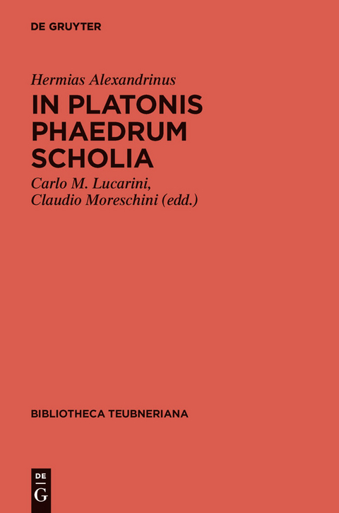 In Platonis Phaedrum Scholia -  Hermias Alexandrinus