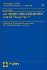 Grundlagen einer Collaborative Research Governance - Lennart Göbel