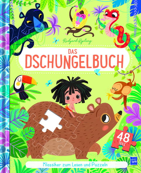 Klassiker zum Lesen und Puzzeln - Das Dschungelbuch