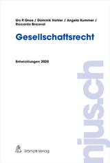 Gesellschaftsrecht - Urs Gnos, Dominik Hohler, Angela Kummer, Riccardo Brazerol