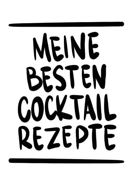 Meine besten Cocktail Rezepte Ringbuch - Paul Zehm