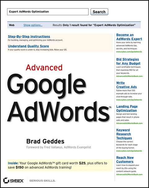 Advanced Google AdWords - Brad Geddes