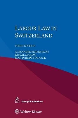 Labour Law in Switzerland - Alexandre Berenstein, Pascal Mahon, Jean-Philippe Dunand