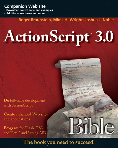 ActionScript 3.0 Bible - Roger Braunstein, Mims H. Wright, Josuha J. Noble