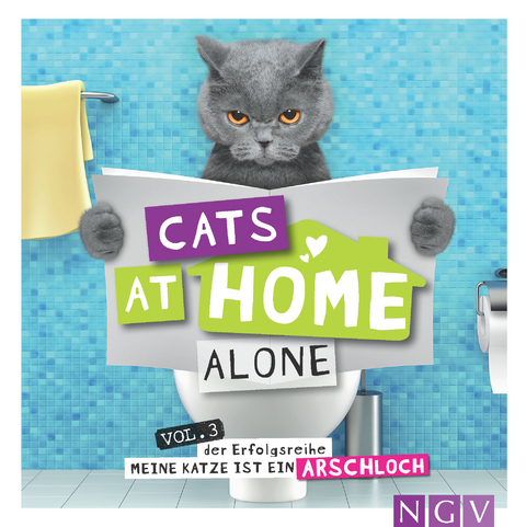 Cats at home alone - Das Geschenkbuch für Katzenliebhaber - Klaus Bunte