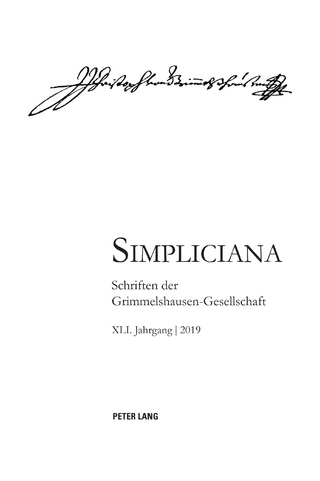Simpliciana XLI (2019) - Peter Heßelmann