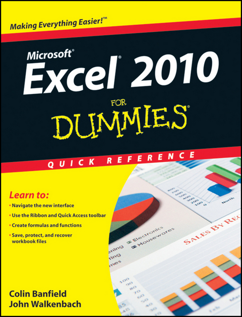 Excel 2010 For Dummies Quick Reference - Colin Banfield, John Walkenbach