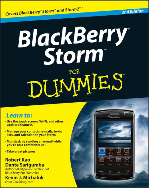BlackBerry Storm For Dummies - Robert Kao, Dante Sarigumba, Kevin J. Michaluk