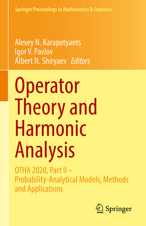 Operator Theory and Harmonic Analysis - 