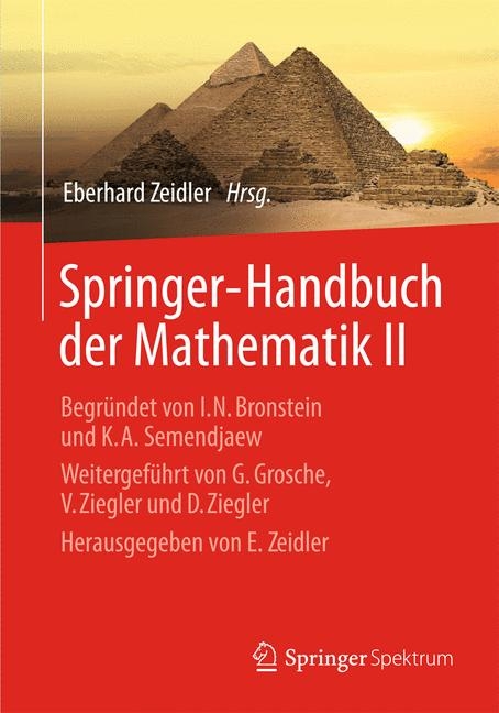 Springer-Handbuch der Mathematik II -  Eberhard Zeidler
