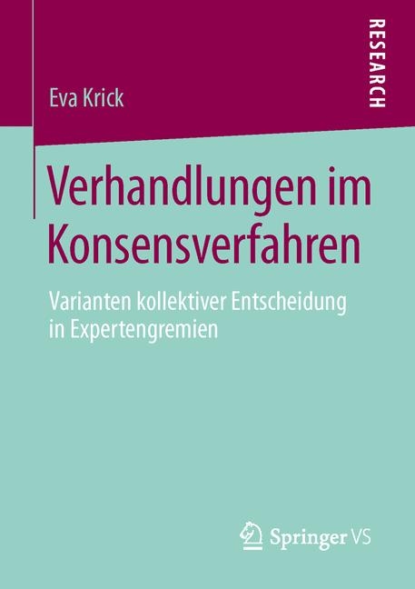 Verhandlungen im Konsensverfahren -  Eva Krick