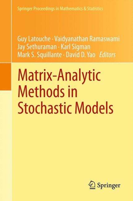 Matrix-Analytic Methods in Stochastic Models - 