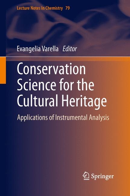 Conservation Science for the Cultural Heritage - 