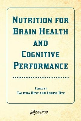 Nutrition for Brain Health and Cognitive Performance - 