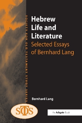 Hebrew Life and Literature - Bernhard Lang