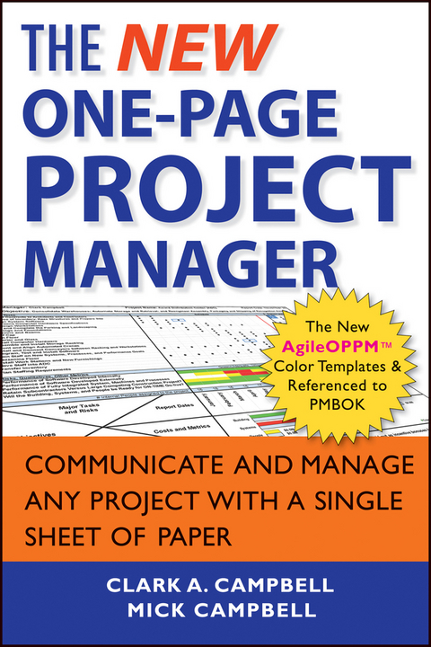 New One-Page Project Manager -  Clark A. Campbell,  Mick Campbell