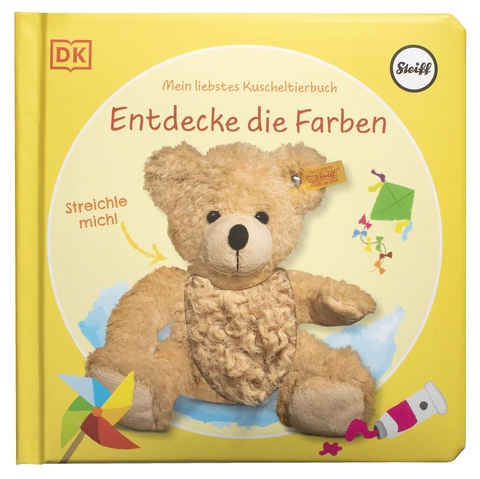 Mein liebstes Kuscheltierbuch. Entdecke die Farben - Sandra Grimm