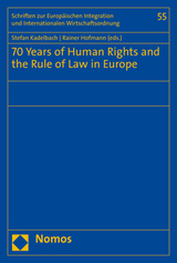 70 Years of Human Rights and the Rule of Law in Europe - 