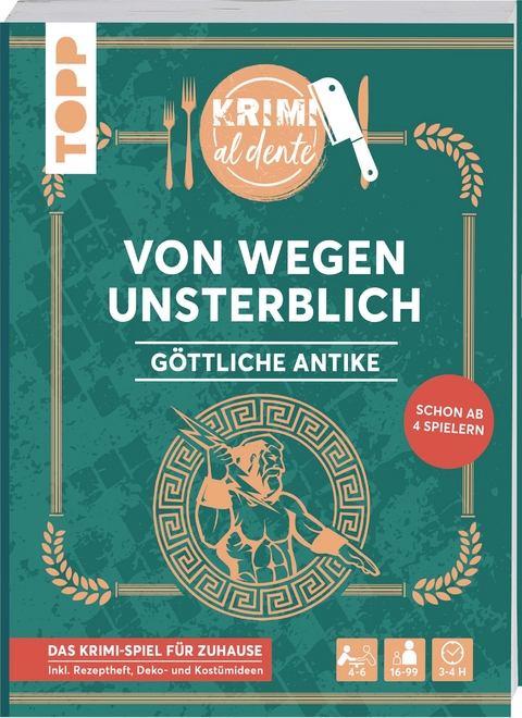 TOPP Krimi al dente: Göttliche Antike – Von wegen unsterblich - Sara Rehm, Illina Grünwald