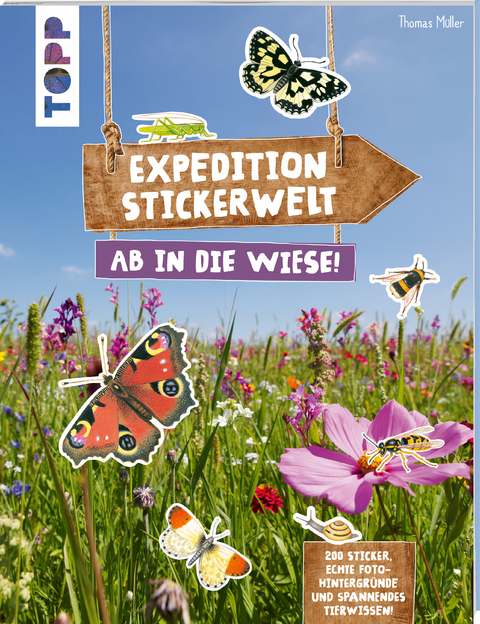 Expedition Stickerwelt - Ab in die Wiese! -  Frechverlag