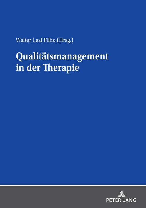 Qualitätsmanagement in der Therapie - 