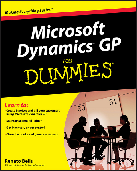 Microsoft Dynamics GP For Dummies - Renato Bellu