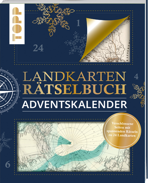 Landkarten Rätselbuch Adventskalender - Norbert Pautner