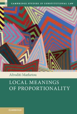 Local Meanings of Proportionality - Afroditi Marketou